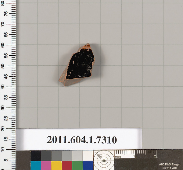 Terracotta fragment of a kylix (drinking cup)