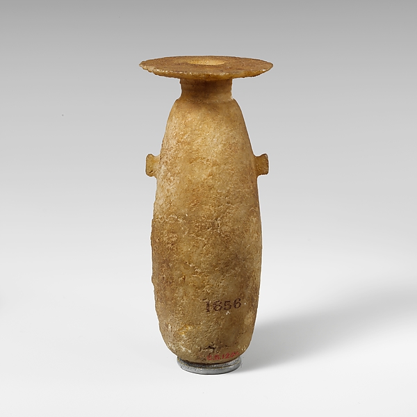 Alabaster alabastron (perfume vase)