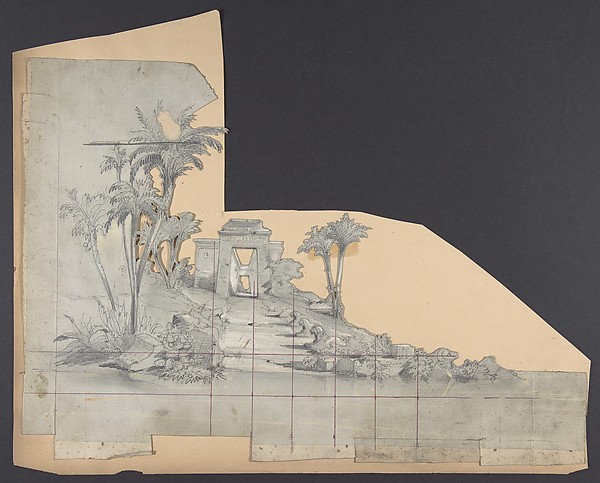 Design for a Stage Set at the Opéra, Paris