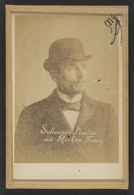 Schouppe. Placide. (dit Ricken, Franz). 35 ans, né à Dickenvenne (Belgique). Mécanicien. Vol.