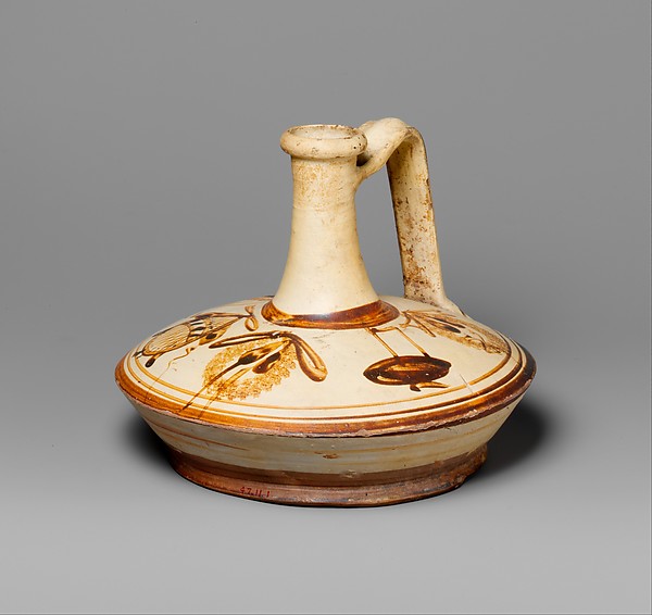 Terracotta lagynos (oil flask)