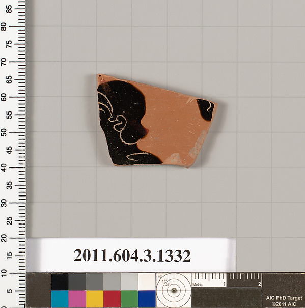 Terracotta fragment of a skyphos (deep drinking cup)